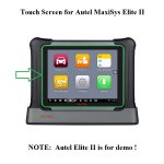 Touch Screen Digitizer Replacement for Autel MaxiSys Elite II 2